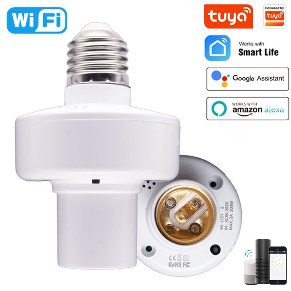 Tuya WiFi Smart Light Bulb Holder Socket