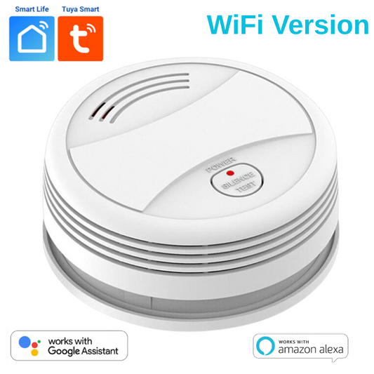 Smart Smoke Detector Sensor | Wireless Smoke sensor With Tuya App Wifi & Zigbee Version
