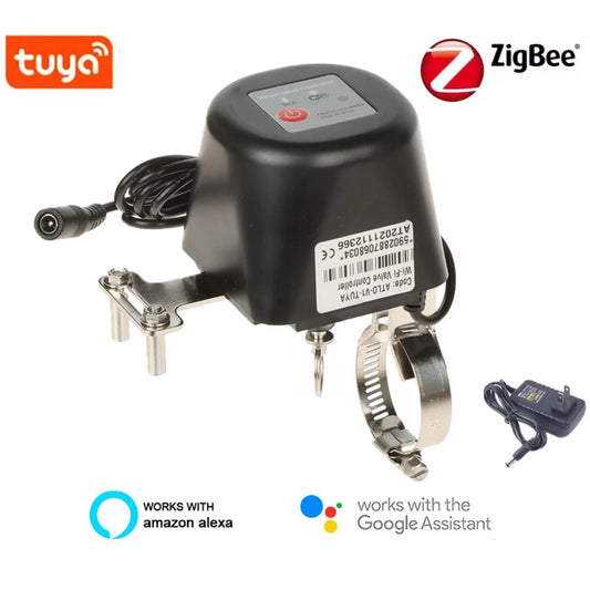 Smart WiFi Gas Shut Valve | Wireless Gas Shutoff Valve in Tuya WiFi & Zigbee Version